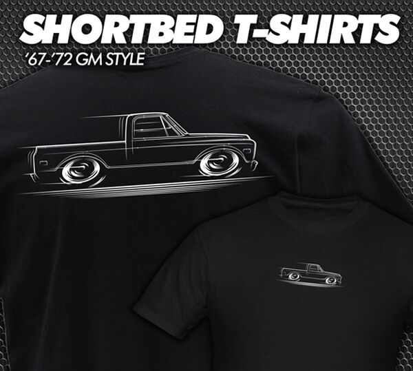 C-10 Chevy / Gmc Truck T-shirt Chevrolet C10 Shortbed 67 1968 1969 1970 1971 72