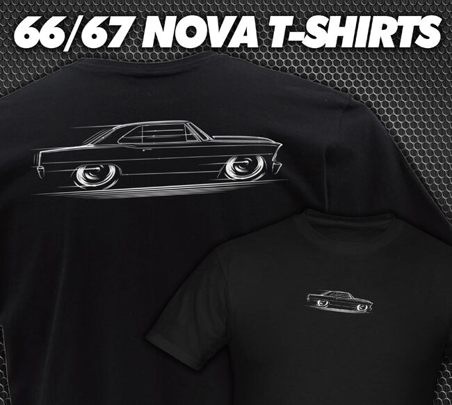 Chevy Nova T-shirt 1966 1967 - Chevrolet Chevy Ii Ss V8 66 67 Ss Super Sport